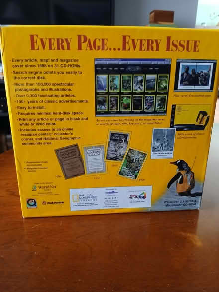 Photo of free National Geographic CD- ROM (North Park & Dixie) #3