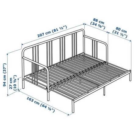 Photo of free IKEA Day-bed, converts to a double (Kew TW9) #2