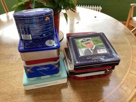 Photo of free Biscuit Tins - empty (Hanley Swan WR8) #1