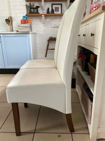 Photo of free White dining chairs (Benslow SG4) #2
