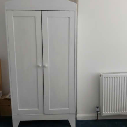 Photo of free Small Wardrobe Painted White (Victoria Garesfield NE39) #1