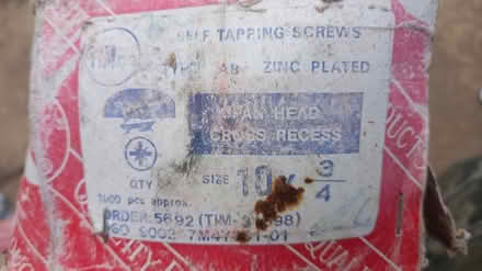 Photo of free 10 x 3/4 self tapping screws 1.3kg (Central Letchworth) #3