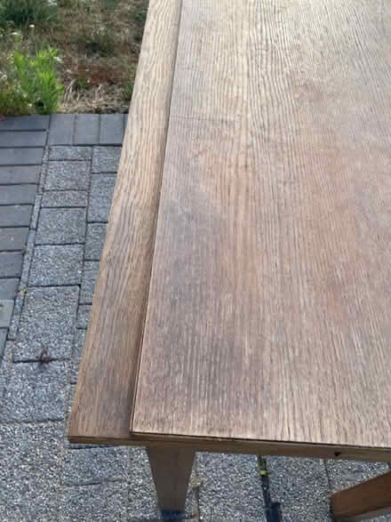 Photo of free Wooden table in need of tlc (Great baddow CM2) #2
