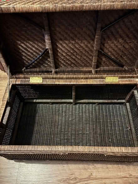 Photo of free Wicker Ottoman (L12) #3