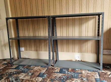 Photo of free Metal shelving (Clapham Park) #2
