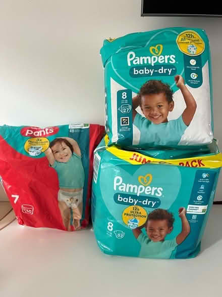 Photo of free Pampers size 7&8 (Yateley GU46) #1