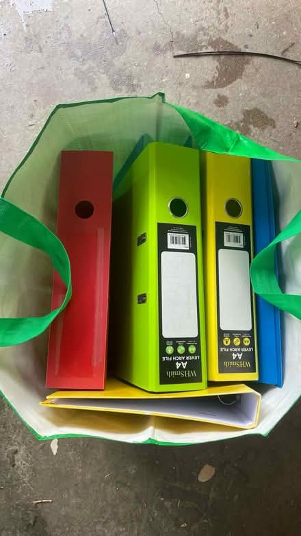 Photo of free Bag of folders (Fulwood S10) #1