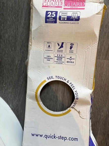 Photo of free Vinyl floor tiles (N2 0DT) #1