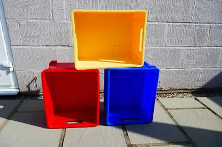 Photo of free 3 plastic crates (Horsell GU21) #1