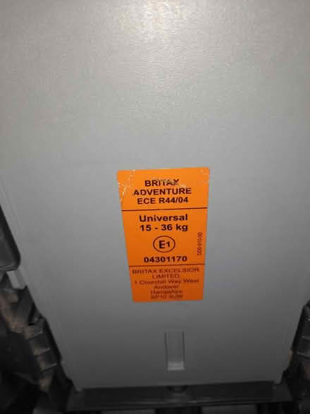 Photo of free Britax car seat (S35 oughtibridge) #2
