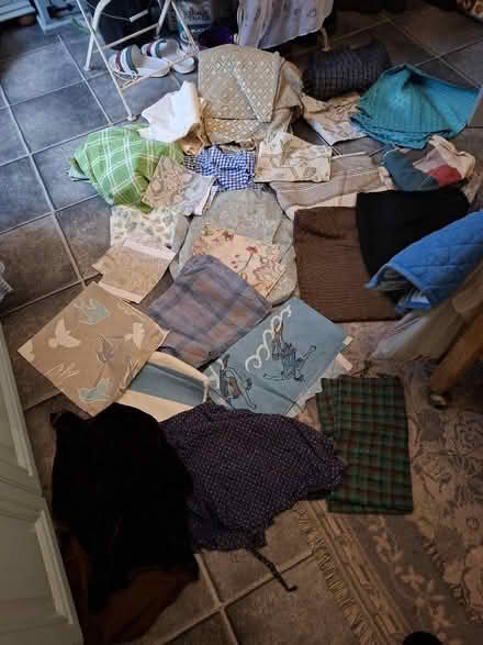 Photo of free Fabric pieces (Halton LS15) #1
