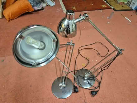Photo of free Pair of IKEA chrome study lamps (Shenley Lodge MK5) #3