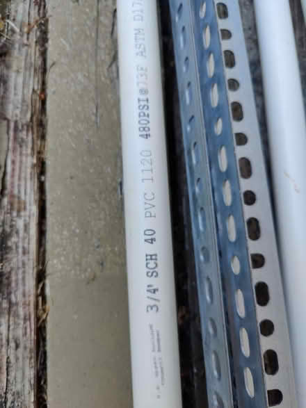 Photo of free 3 - 9 foot lengths 3/4" PVC pipe (Victory Heights/LakeCity) #2