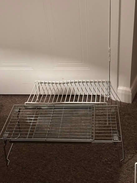 Photo of free Small metal shelves x 4 (Old Woking GU22 9) #2
