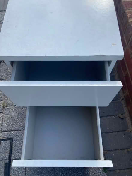 Photo of free White Bedside table- ikea (Great baddow CM2) #1