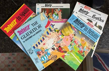 Photo of free 5 Asterix books, vintage 1970s (Battersea SW11) #1