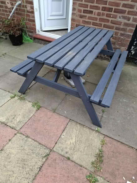Photo of free Wooden garden bench (Erdington) #2