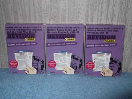 Photo of free History, revision cards (Ainsdale PR8) #1