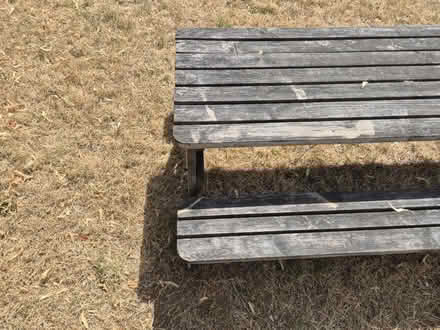 Photo of free 8ft pub bench 2 (Mansfield Road NW3) #4
