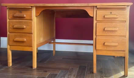 Photo of free vintage desk with 5 drawers (Central Liverpool L1) #1