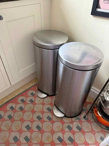 Photo of free Two large pedal bins “Simple Human” (Battersea SW11) #1