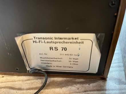 Photo of free 2 loudspeakers (Oxford OX4) #3