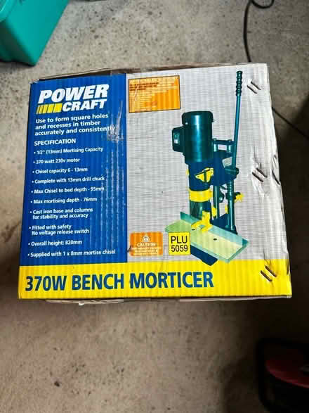 Photo of free Bench Morticer (Duffield DE56) #2