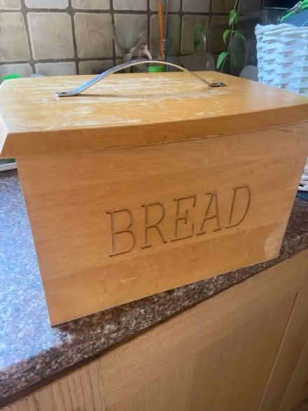 Photo of free Wooden Bread Bin (Stubbington PO14) #1