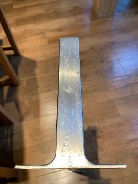 Photo of free Wood and metal shelf (Esher KT10) #4