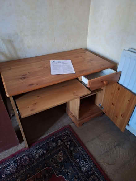 Photo of free Pine desk (Oakdale BH15) #2