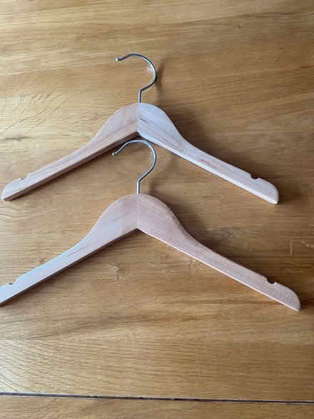 Photo of free Children’s wooden hangers (Rainham RM13) #1