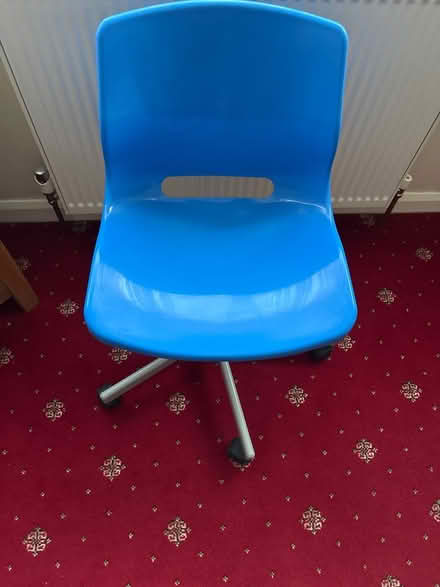 Photo of free Blue ikea desk chair (CR5) #1