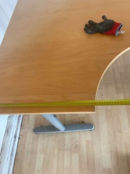 Photo of free IKEA corner desk & extension table (Skelsmergh LA8) #3