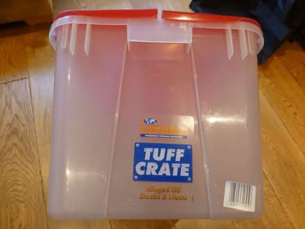 Photo of free 1 used plastic stackable storage box (Chiswell Green AL2) #2