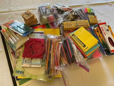 Photo of free Miscell. art/craft/office supplies (Saratoga/West Valley College) #1