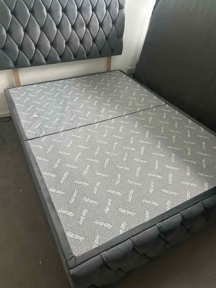 Photo of free Velvet double bed (Hulme M15) #1