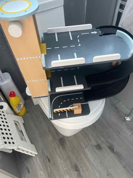 Photo of free Child’s wooden garage (Teignmouth TQ14) #1