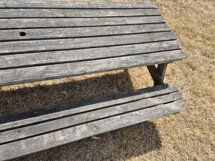 Photo of free 8ft pub bench 2 (Mansfield Road NW3) #3