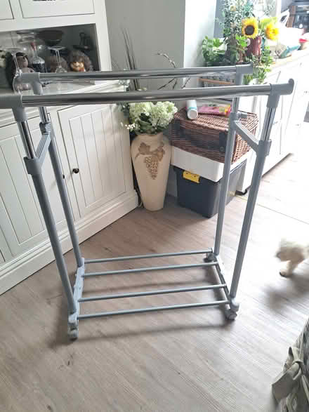Photo of free Double clothes rail (Bodenham) #1