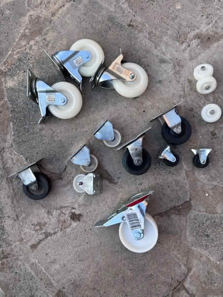 Photo of free Heavy duty castor wheels (Morden, SM4) #1