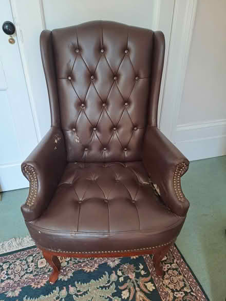 Photo of free Faux leather chair (Bohemia TN37) #1
