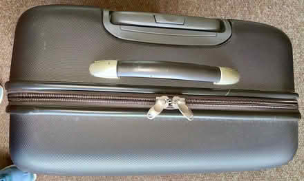 Photo of free Hard shell suitcase on castors with pulley handle. (Welling DA16) #3