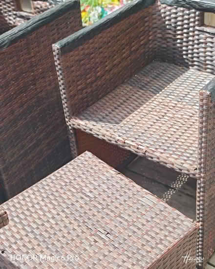 Photo of free Weather worn ratten 8 seater cube (CA10 2JB) #3