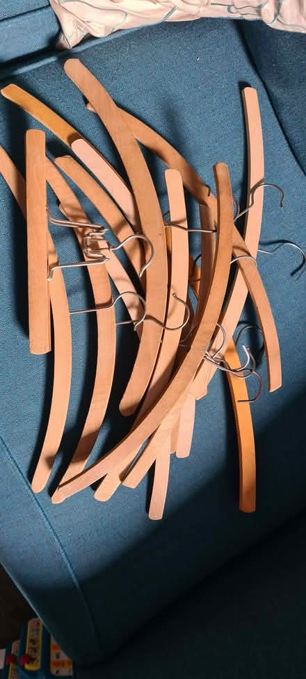 Photo of free Wooden Clothes Hangers (Morningside EH10) #1
