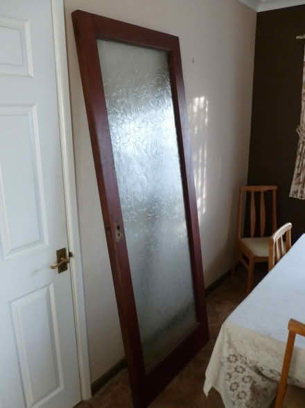 Photo of free Two Internal Fully Glazed Mahogany Doors (Hadleigh SS7) #1