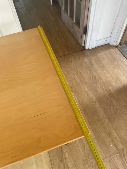 Photo of free IKEA corner desk & extension table (Skelsmergh LA8) #4