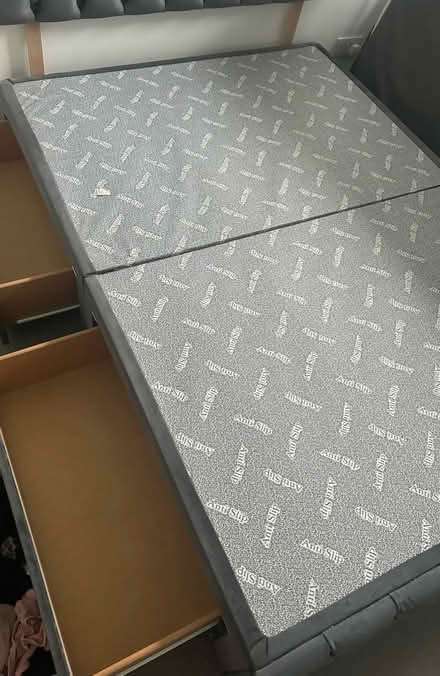 Photo of free Velvet double bed (Hulme M15) #2