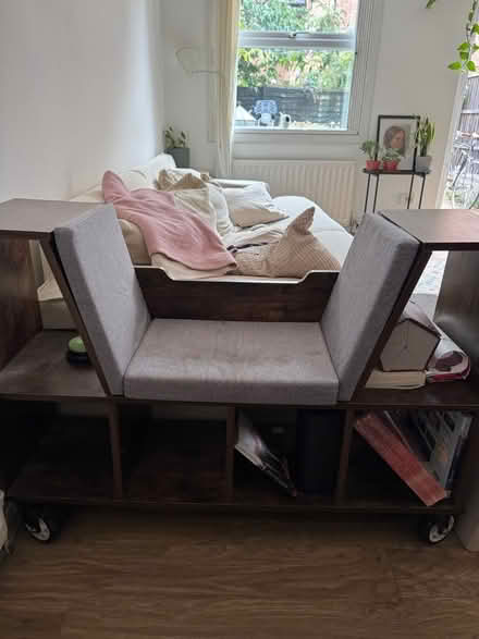 Photo of free Bookcase Storage Shelf w Cushion (South Hackney) #2