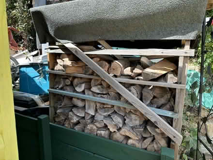 Photo of free Well seasoned Eucalyptus logs for outside use in a fire tip (Pitchcombe GL6) #1