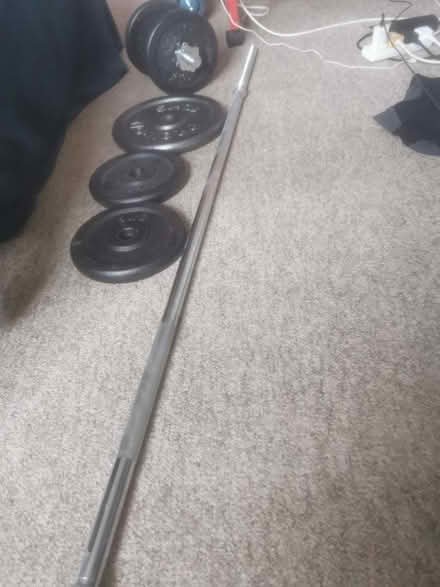 Photo of free Weight bench bar adjustable dumbell (hillsborough S6) #1